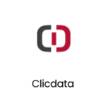 Clicdata logo with company name