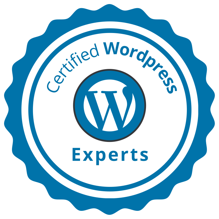 Wordpress certification logo