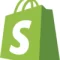 Shopify logo icon in green color